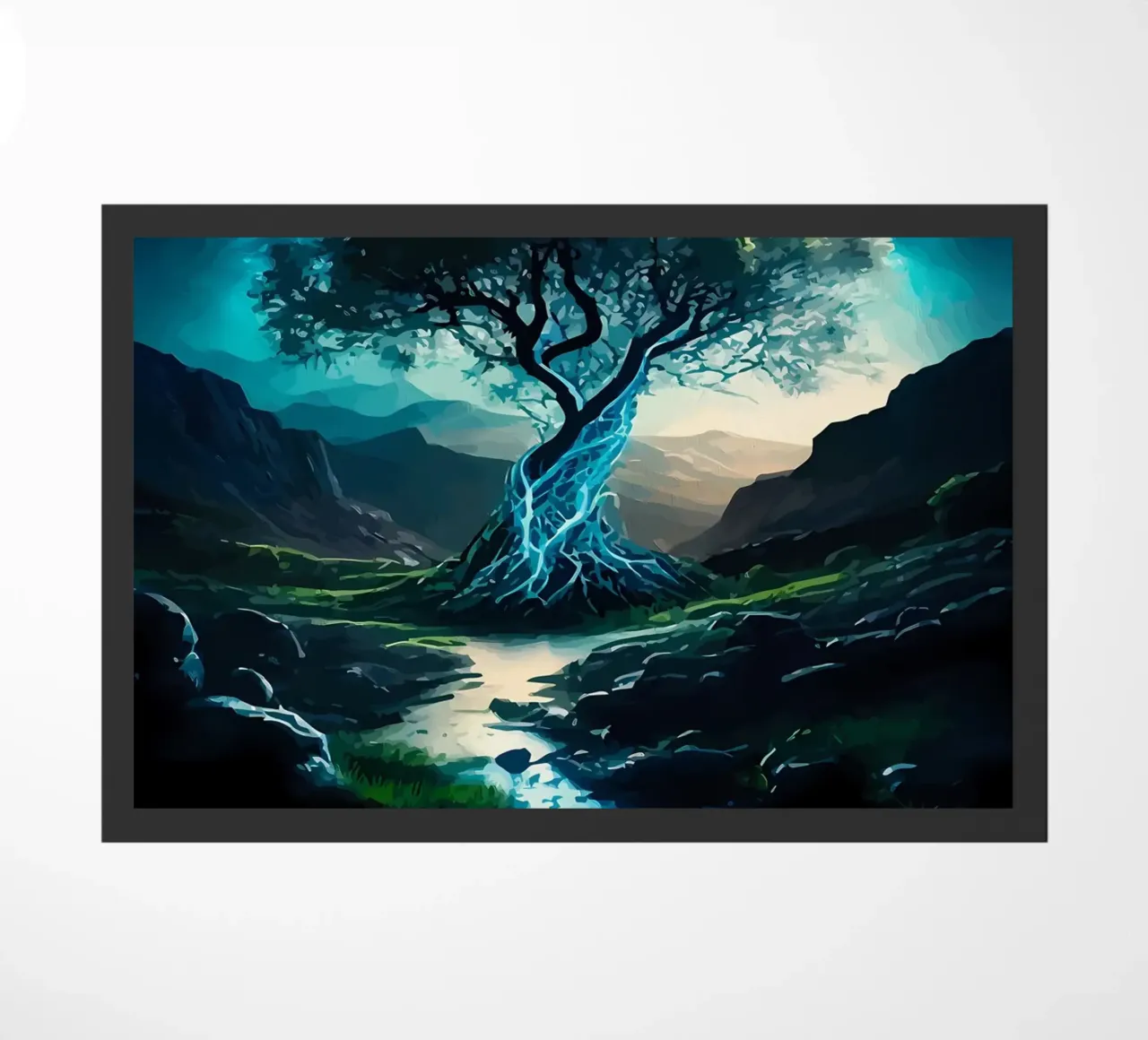 albero acqua ruscello zerbino da Jennifer R Spyhalski