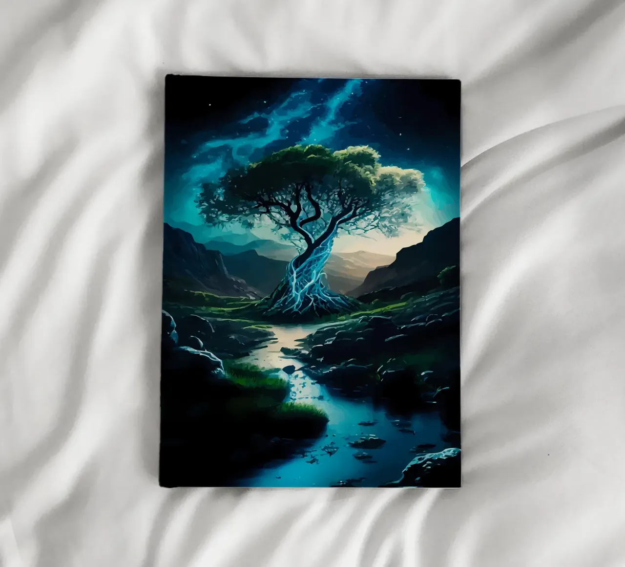 tree water stream notebook by Jennifer R Spyhalski