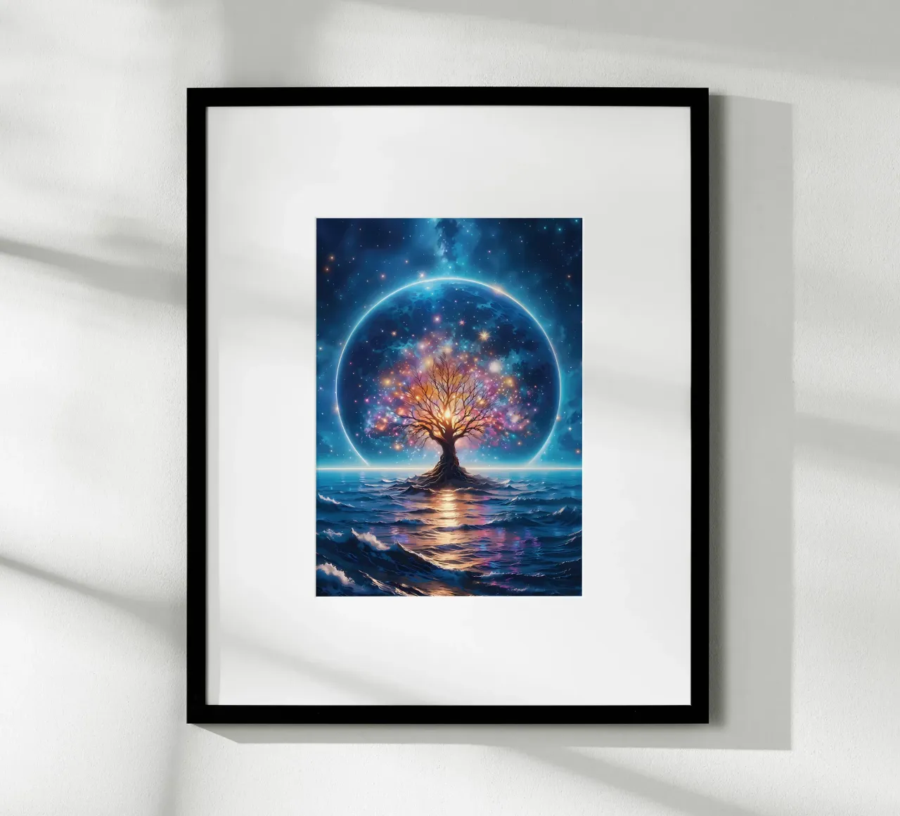 tree galaxy stars hahnemühle by Jennifer R Spyhalski
