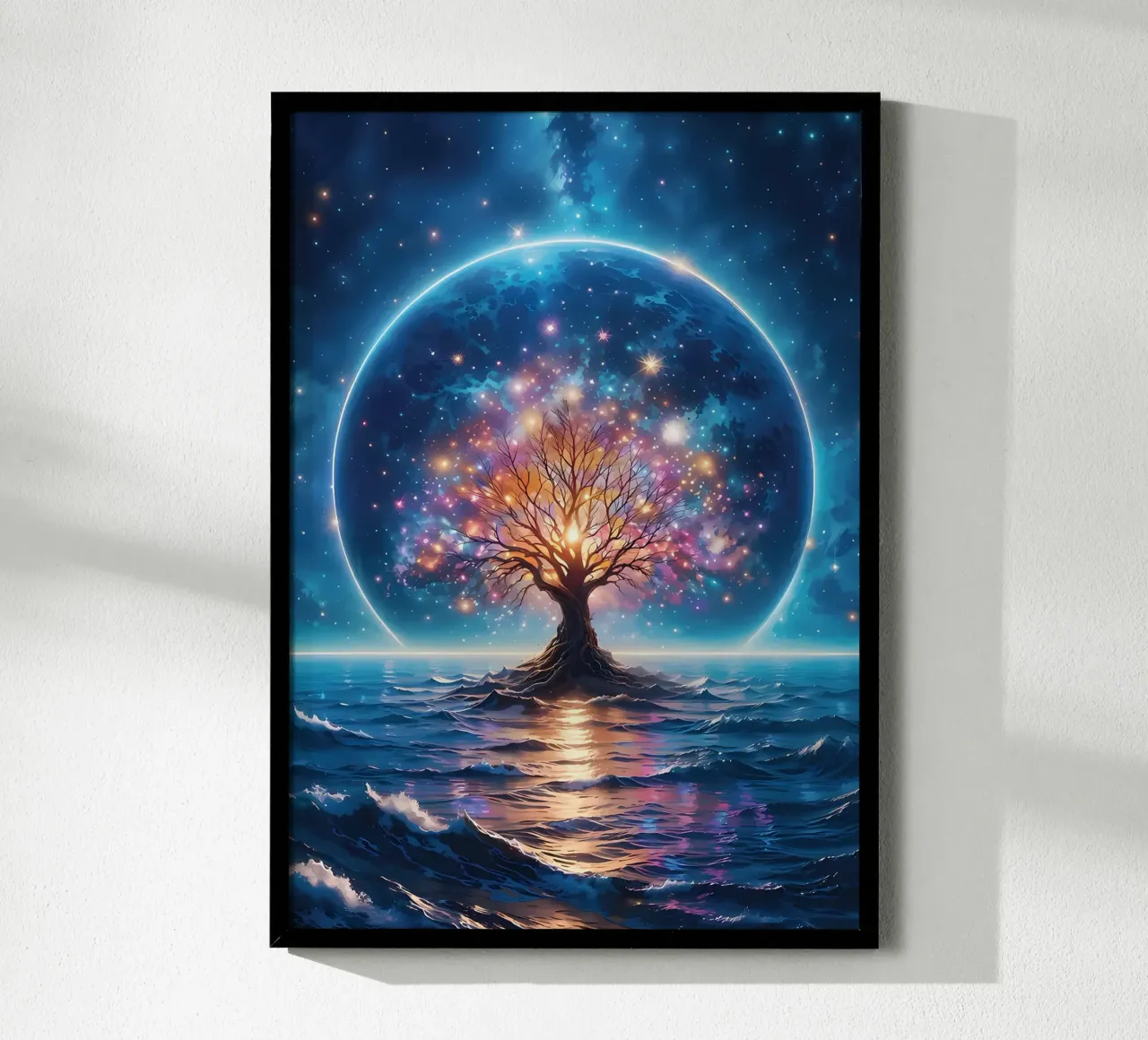 tree galaxy stars hahnemühle by Jennifer R Spyhalski