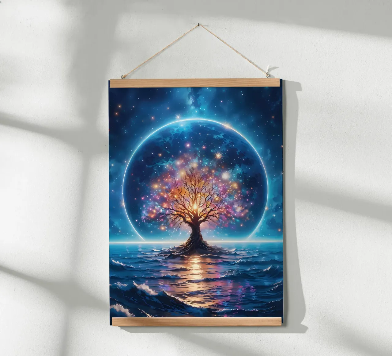 tree galaxy stars hahnemühle by Jennifer R Spyhalski