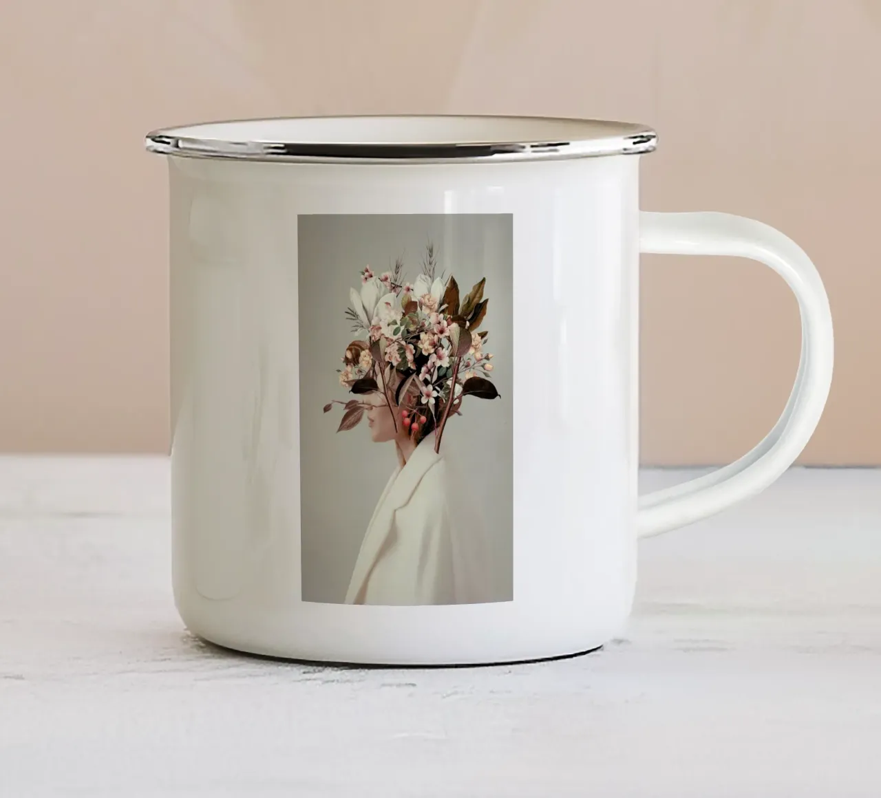 I Fell In Love With Fall Because Of You tazza in smalto da Frank Moth