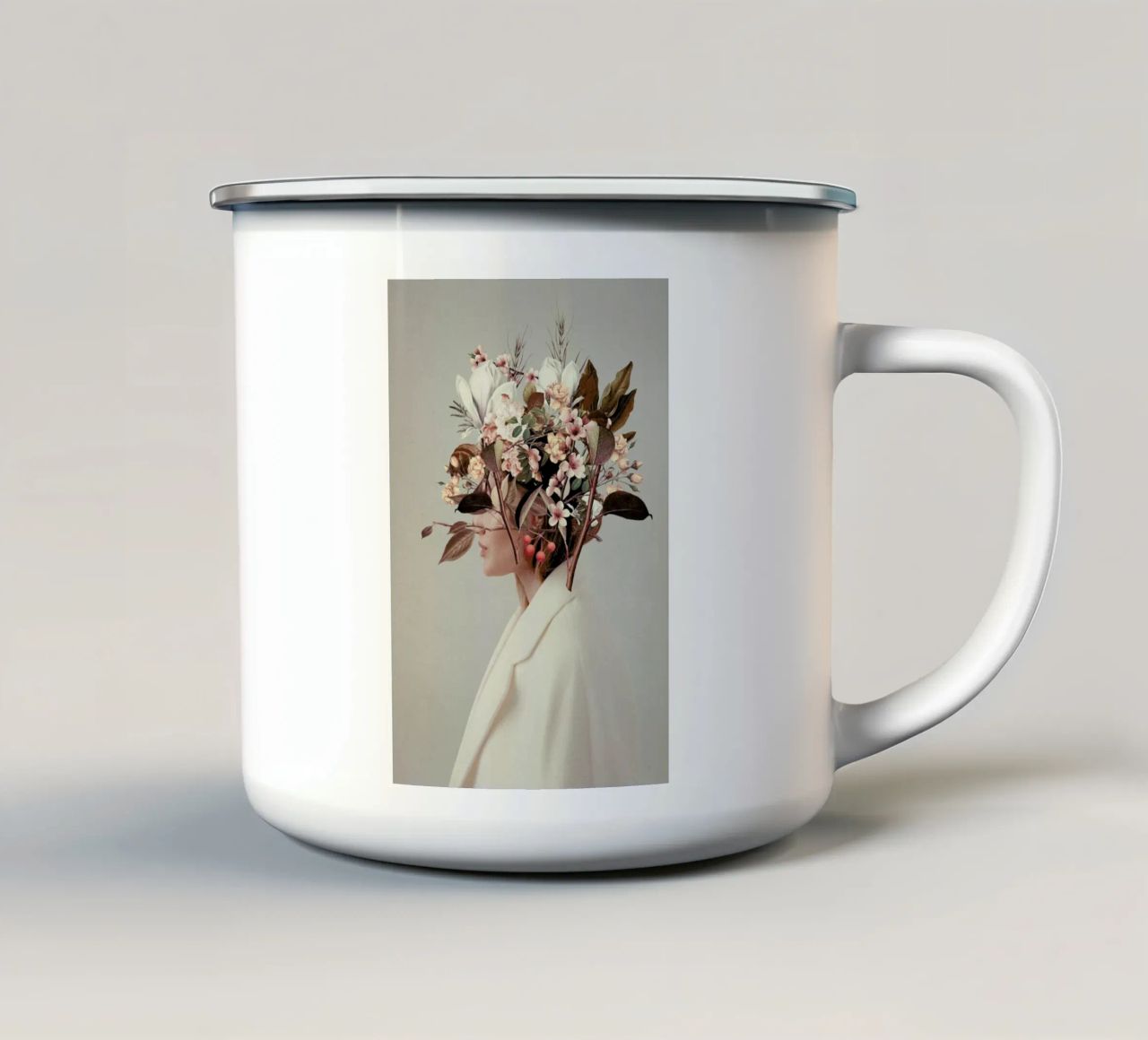 I Fell In Love With Fall Because Of You tazza in smalto da Frank Moth