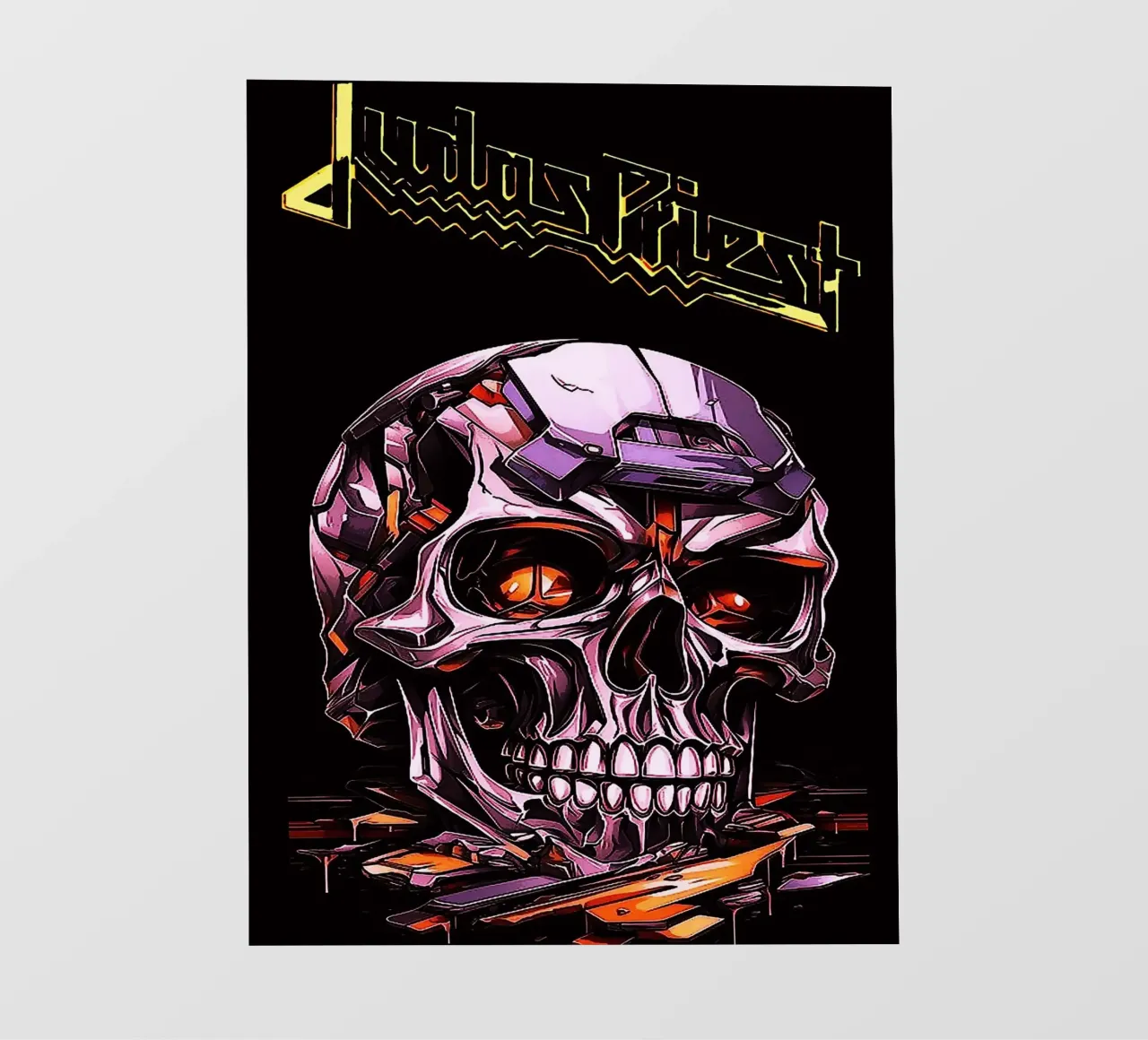 La band dei Judas Priest pellicola backlit da vanhesling