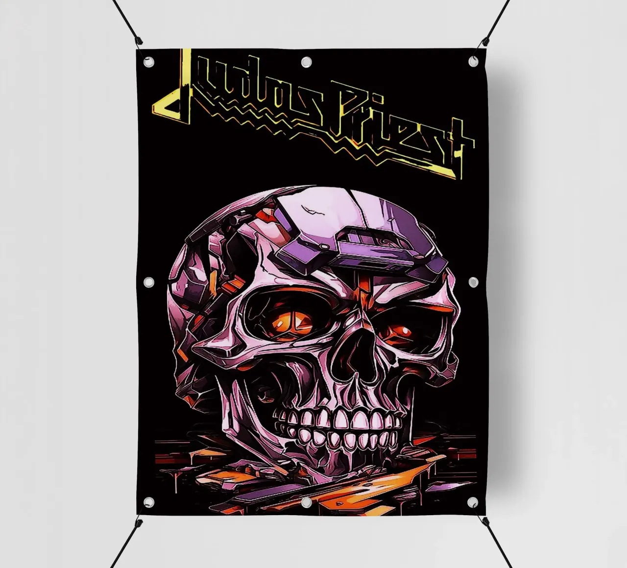 Le groupe Judas Priest bâche pvc de vanhesling
