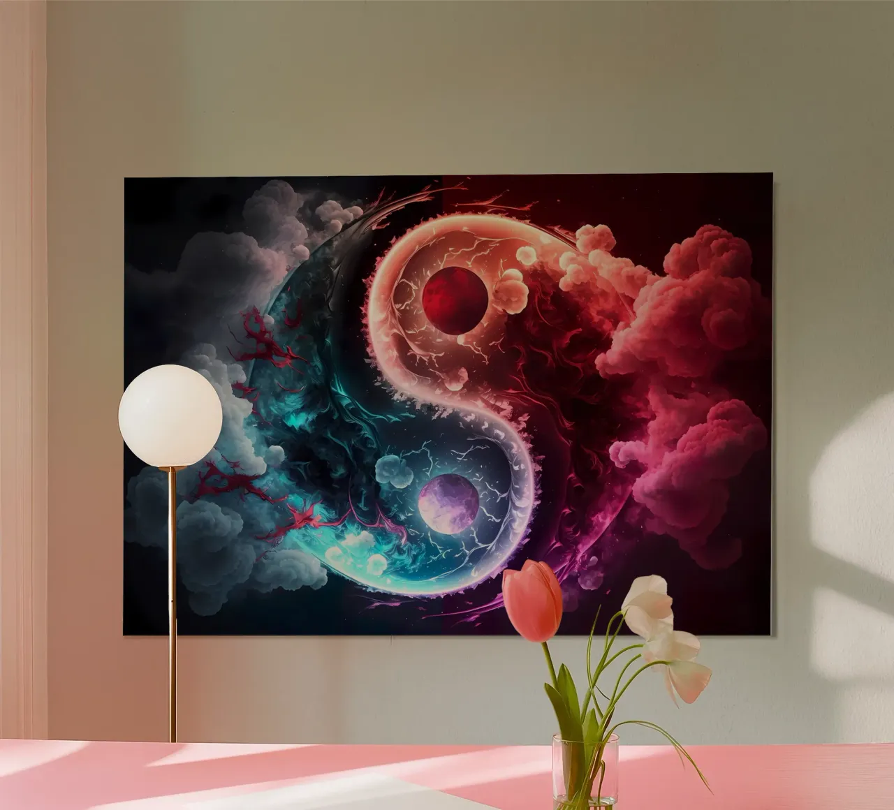 Yin-Yang-Gleichgewicht Dualismus Hahnemühle von BacsicRonBaleShop