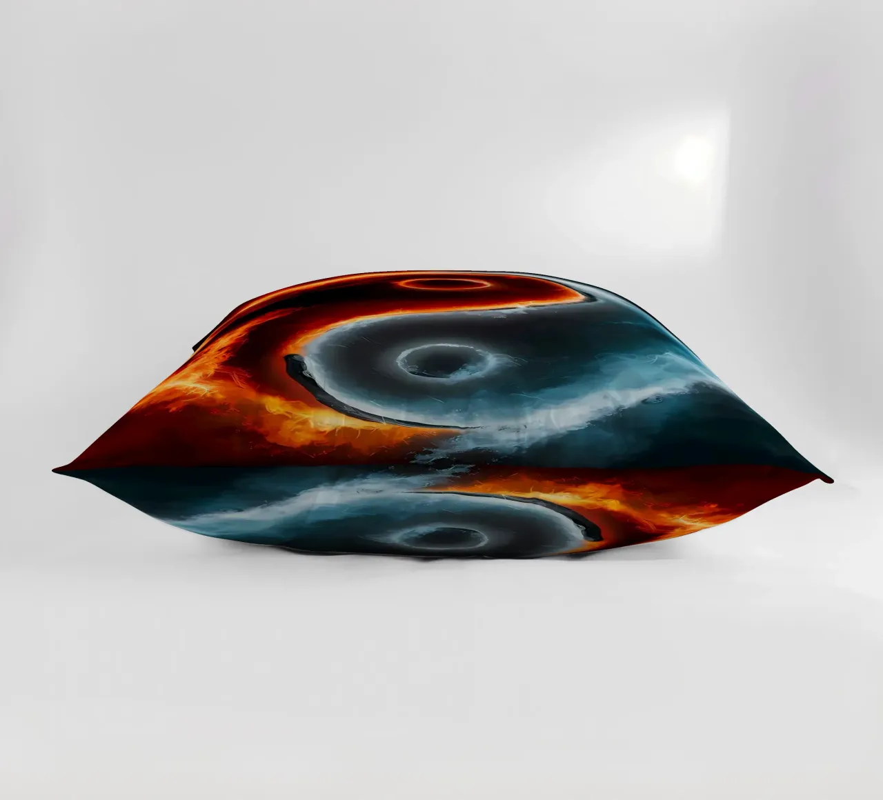 yin-yang fuoco ghiaccio cuscino da BacsicRonBaleShop