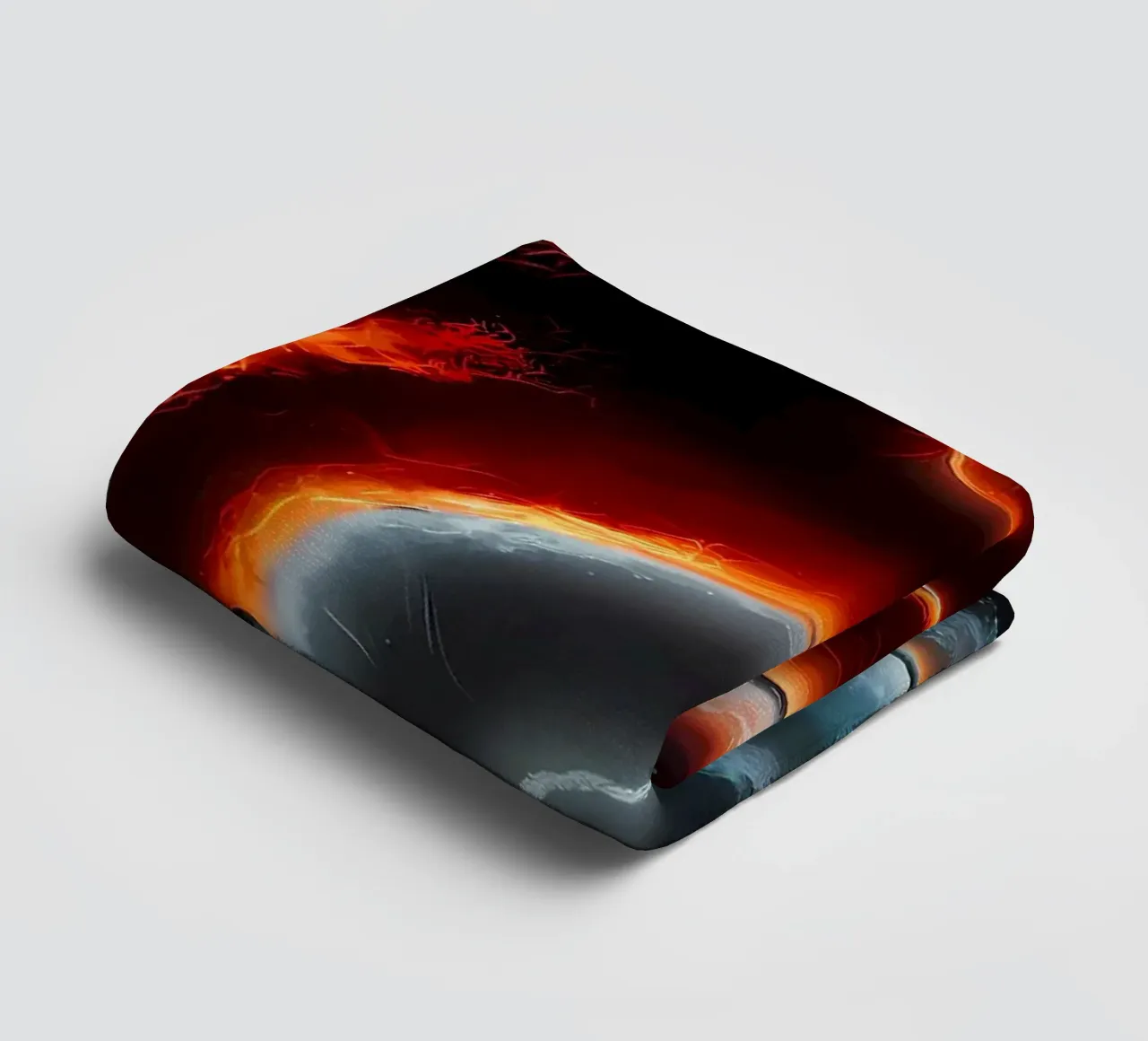 yin-yang fuoco ghiaccio asciugamano da bagno da BacsicRonBaleShop