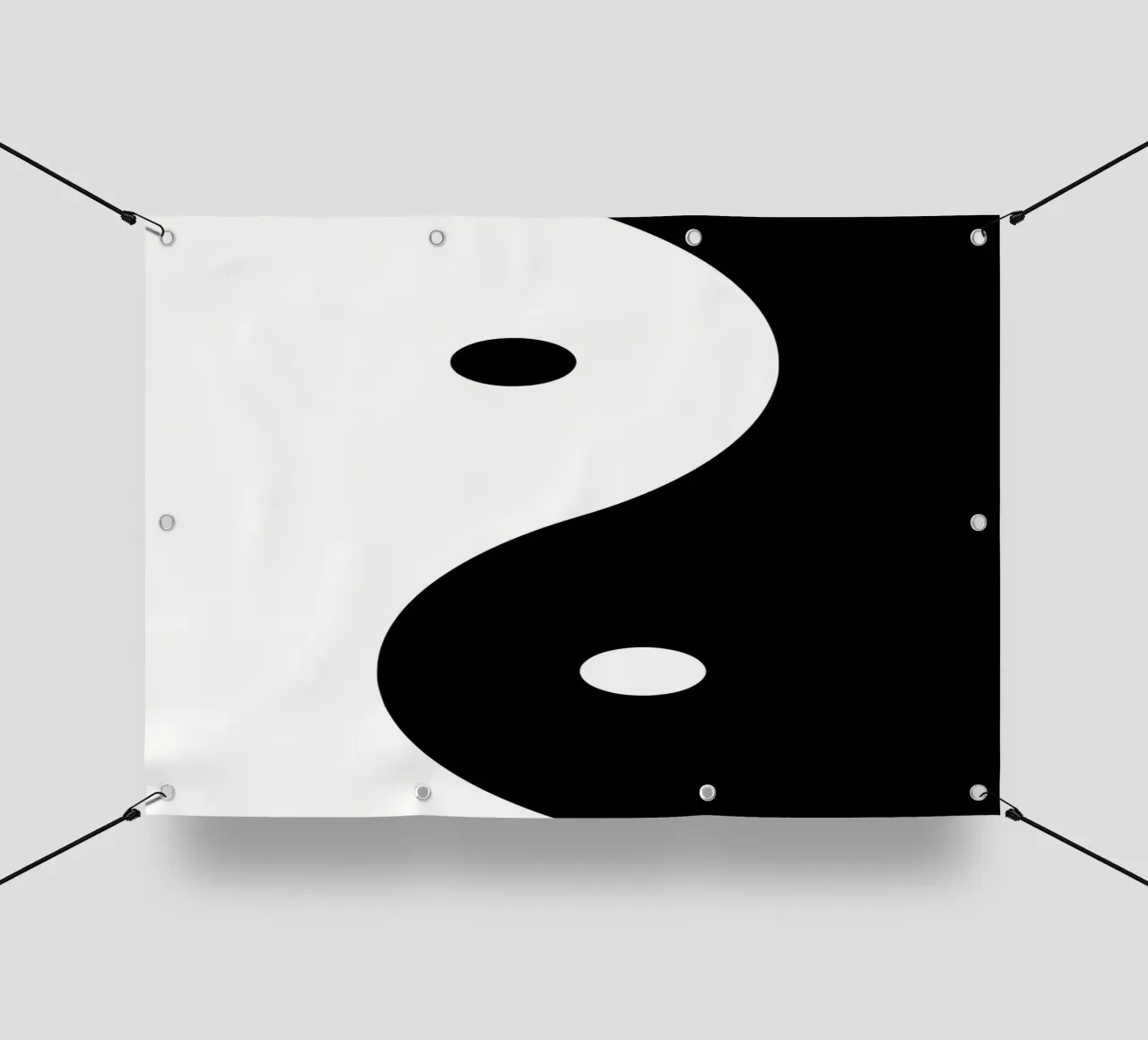 simbolo yin yang telo in pvc da BacsicRonBaleShop