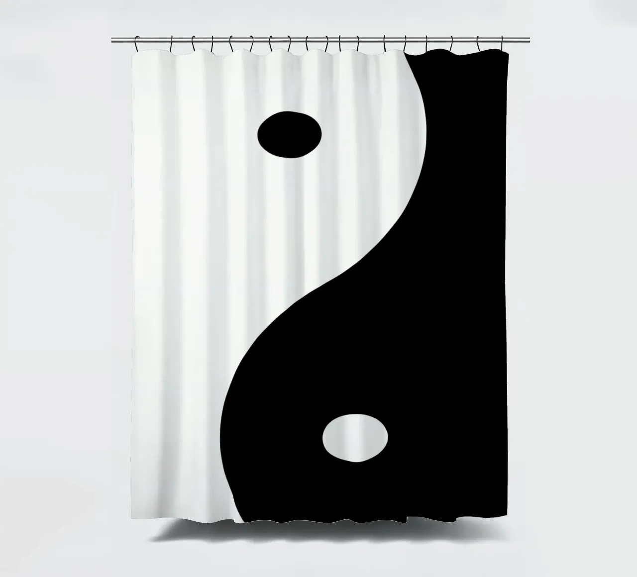 simbolo yin yang tenda da doccia da BacsicRonBaleShop