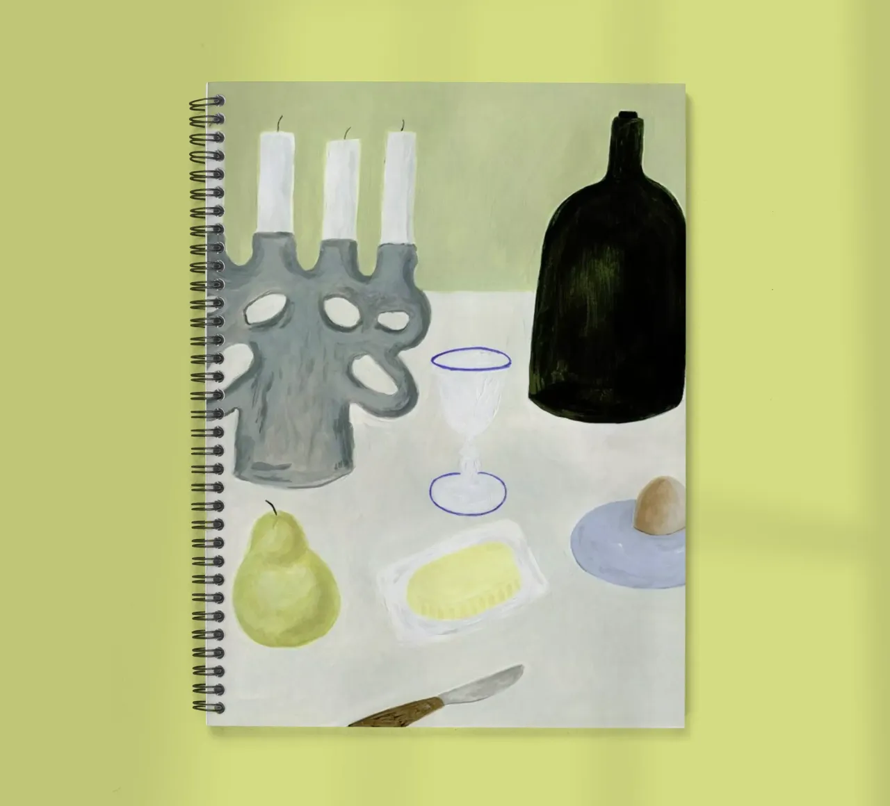 Petit Déjeuner spiral notebook by Isabelle Vandeplassche
