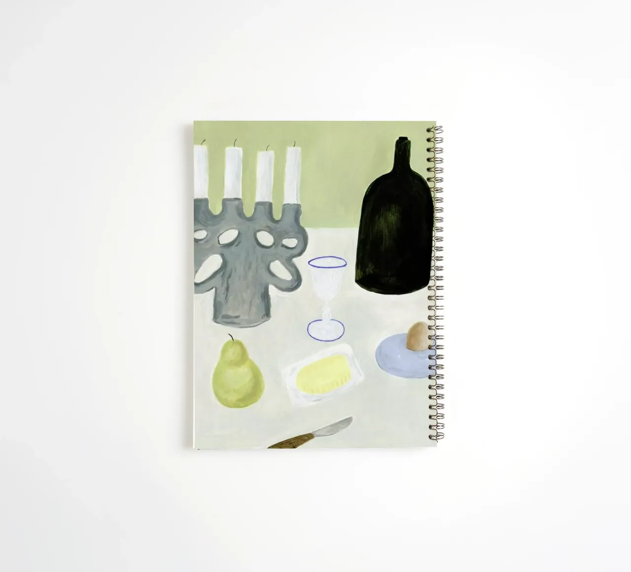Petit Déjeuner spiral notebook by Isabelle Vandeplassche