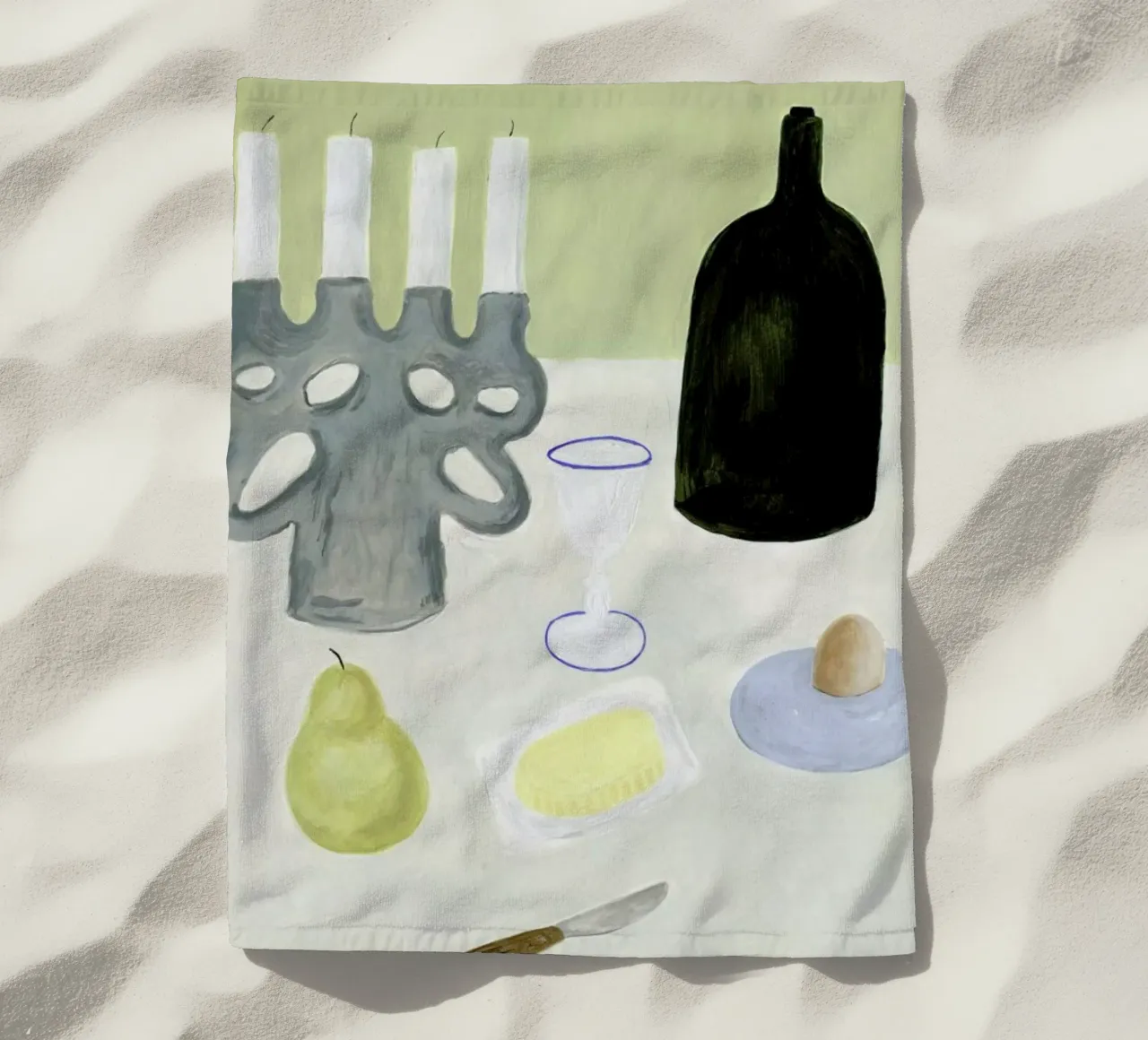 Petit Déjeuner telo mare da Isabelle Vandeplassche