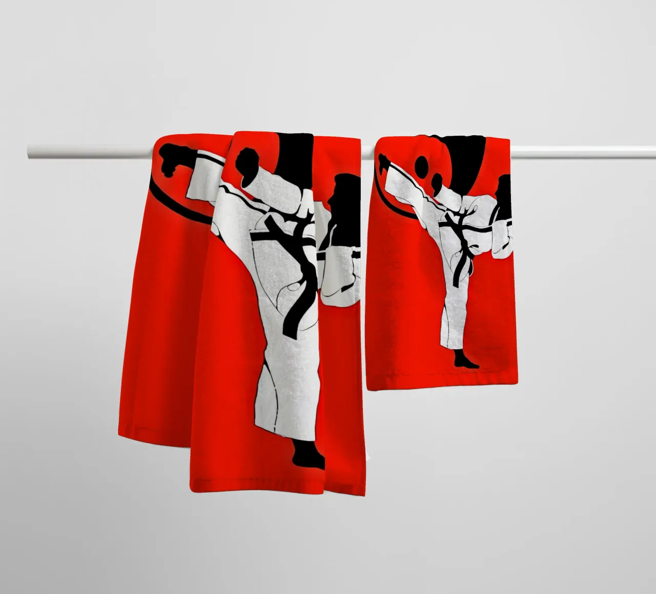 Yin-Yang-Kampfkunst Karate Handtuch von BacsicRonBaleShop