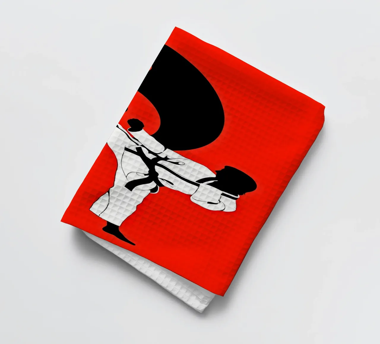 arts martiaux yin-yang karaté torchon de BacsicRonBaleShop