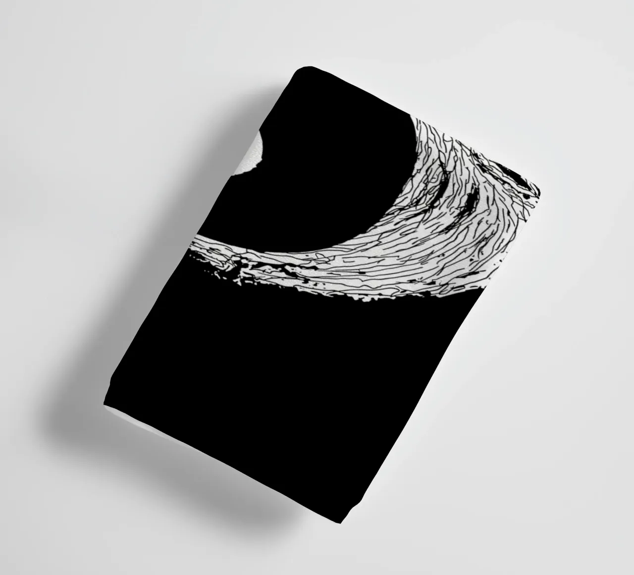 yin-yang tree circle towel by BacsicRonBaleShop