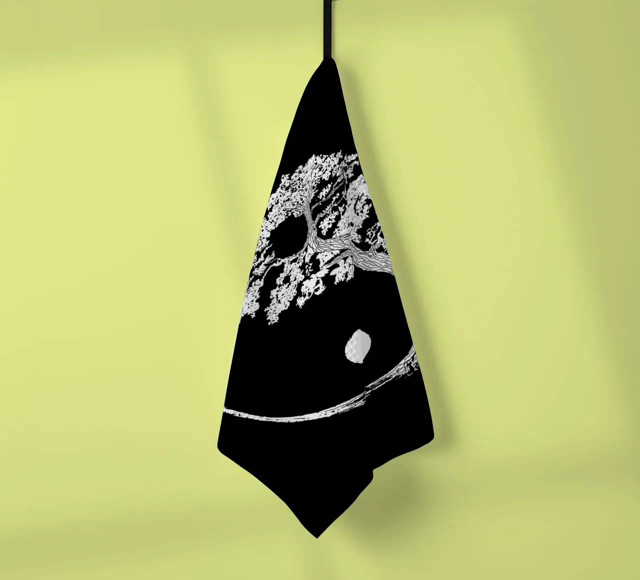 cerchio dell'albero yin-yang canovaccio da cucina da BacsicRonBaleShop