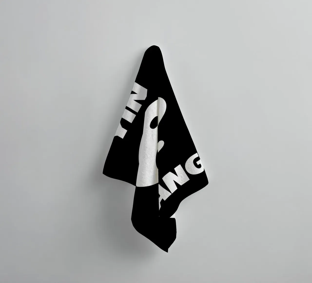 simbolo yin yang asciugamano da bagno da BacsicRonBaleShop