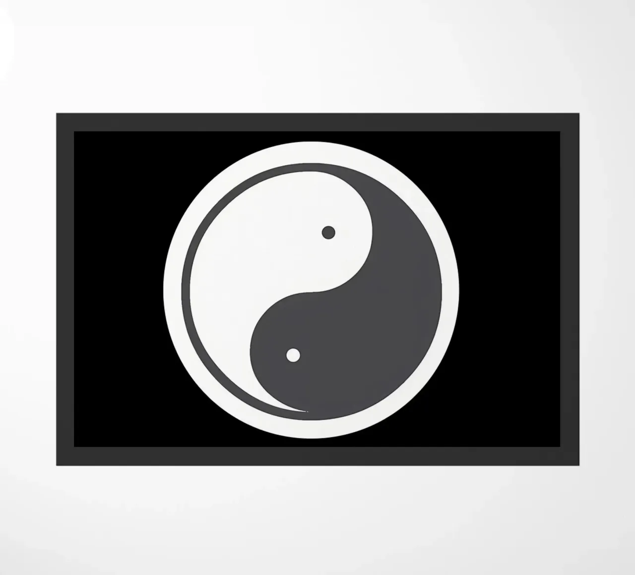 Yin-Yang-Gleichgewichtssymbol Fußmatte von BacsicRonBaleShop