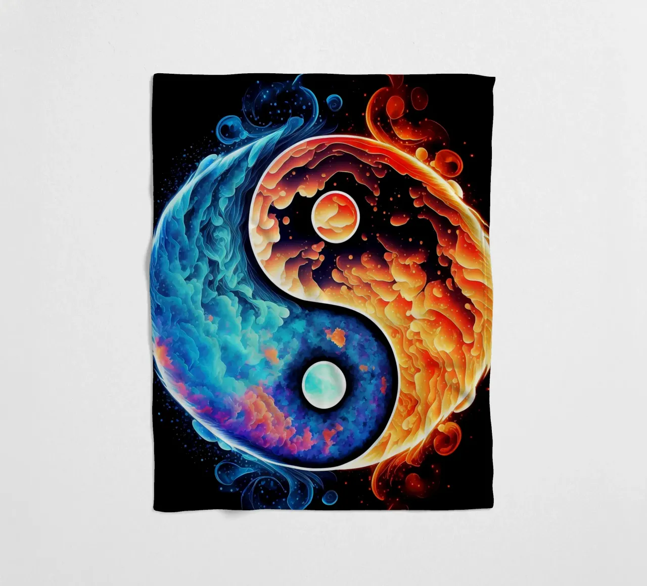 Yin-Yang-Gleichgewicht Fleecedecke von BacsicRonBaleShop
