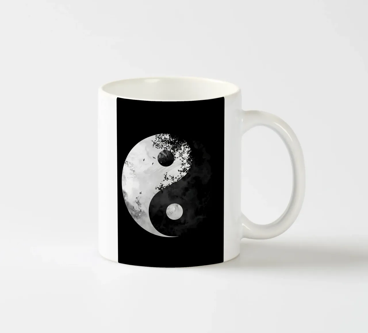 simbolo yin yang tazza in ceramica da BacsicRonBaleShop
