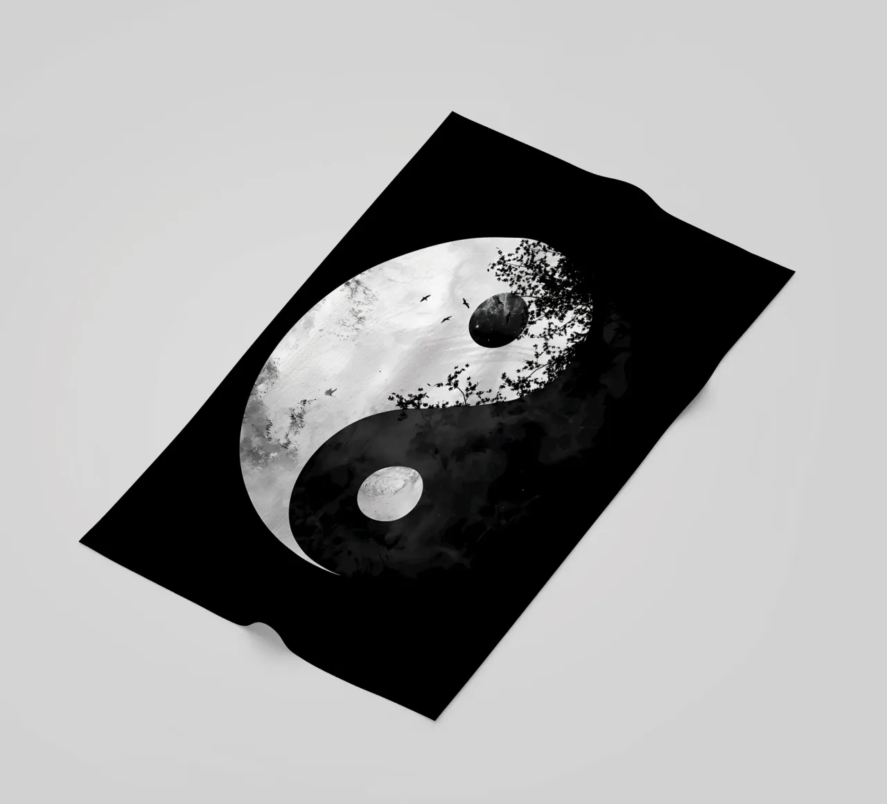 simbolo yin yang telo mare da BacsicRonBaleShop