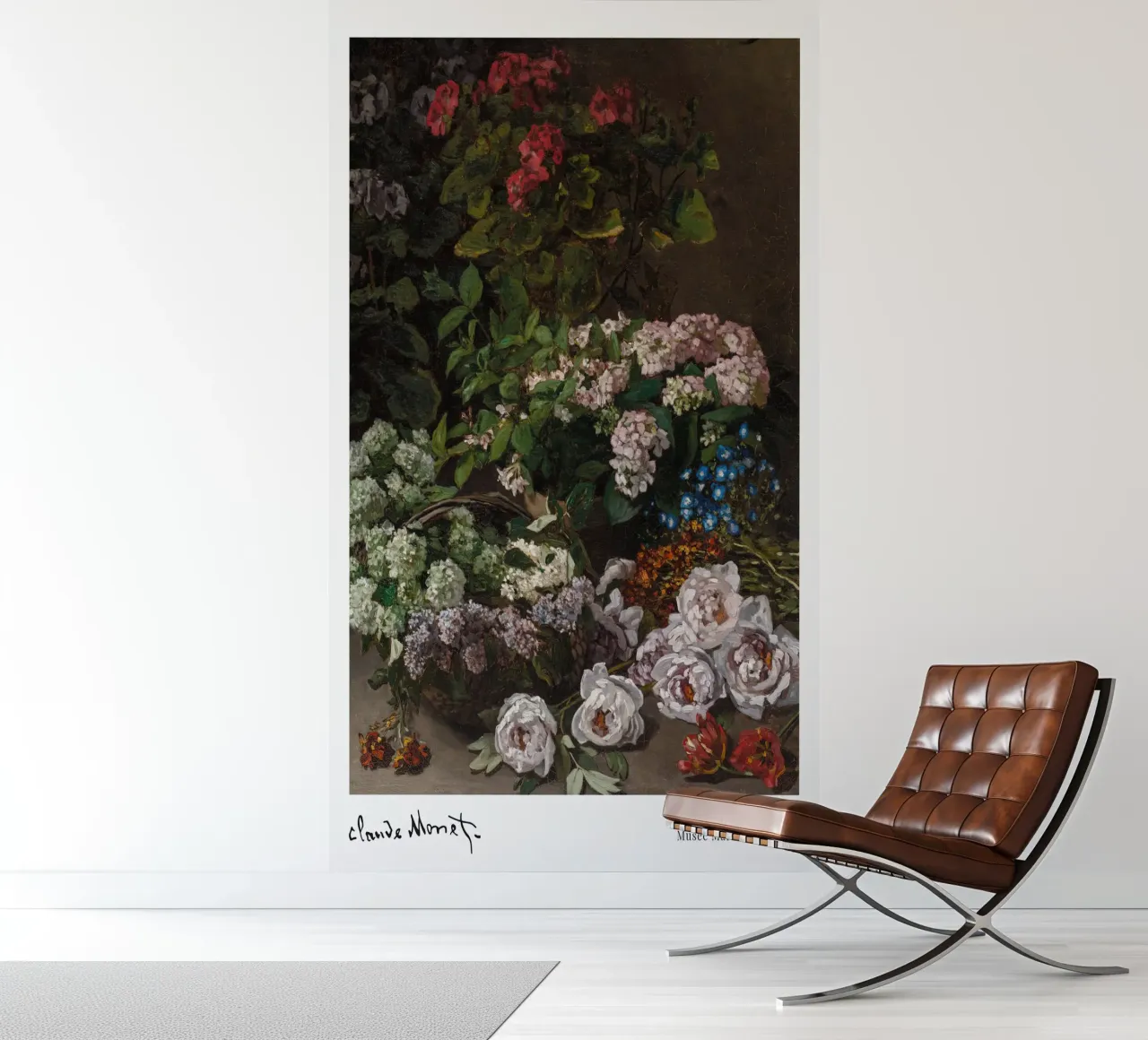 Monet Spring Flowers 1864 photo wallpaper by Jam Poster