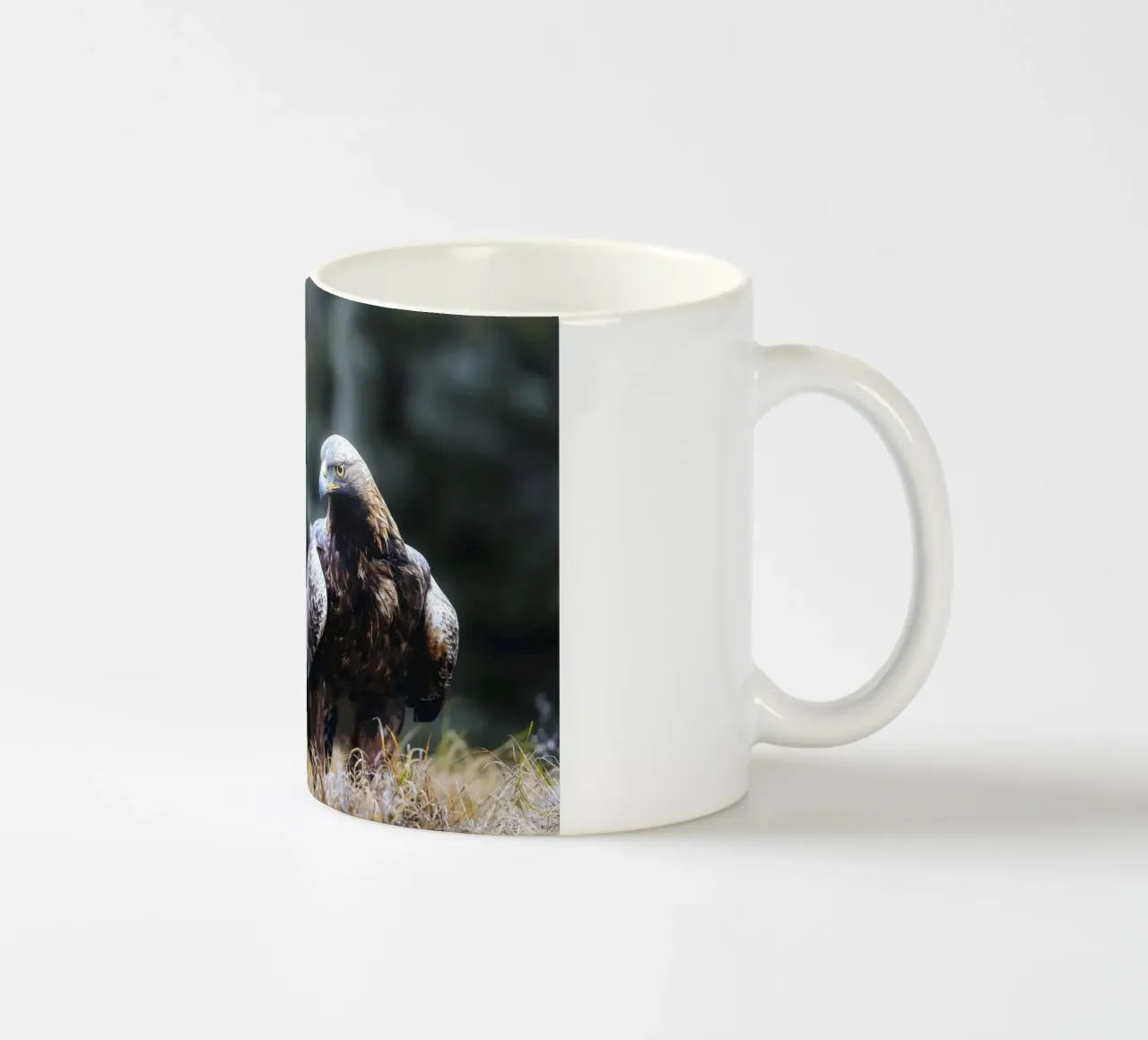 natuurlijke habitat waakzaam keramische mok van animal story home