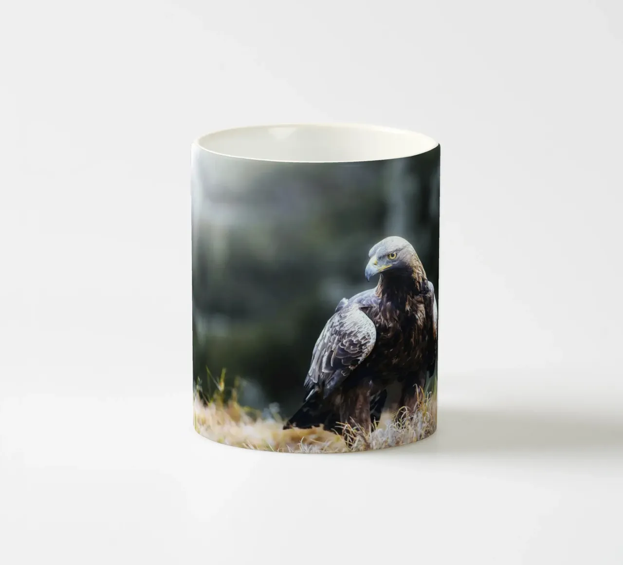 natuurlijke habitat waakzaam keramische mok van animal story home