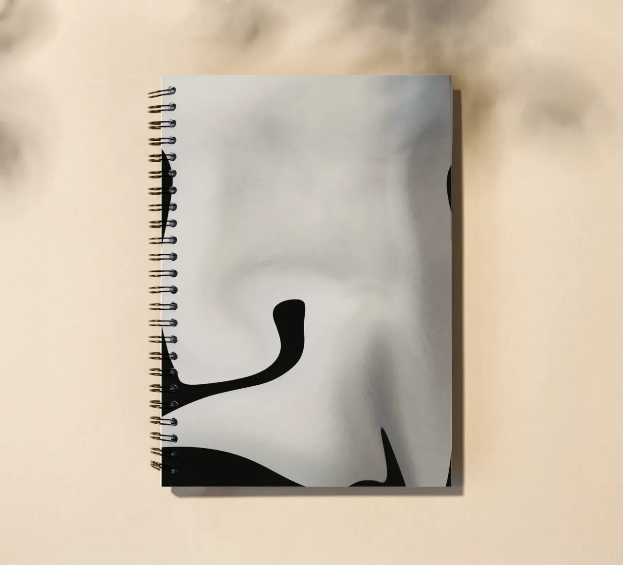 Fabric flow spiral notebook by Little Dean