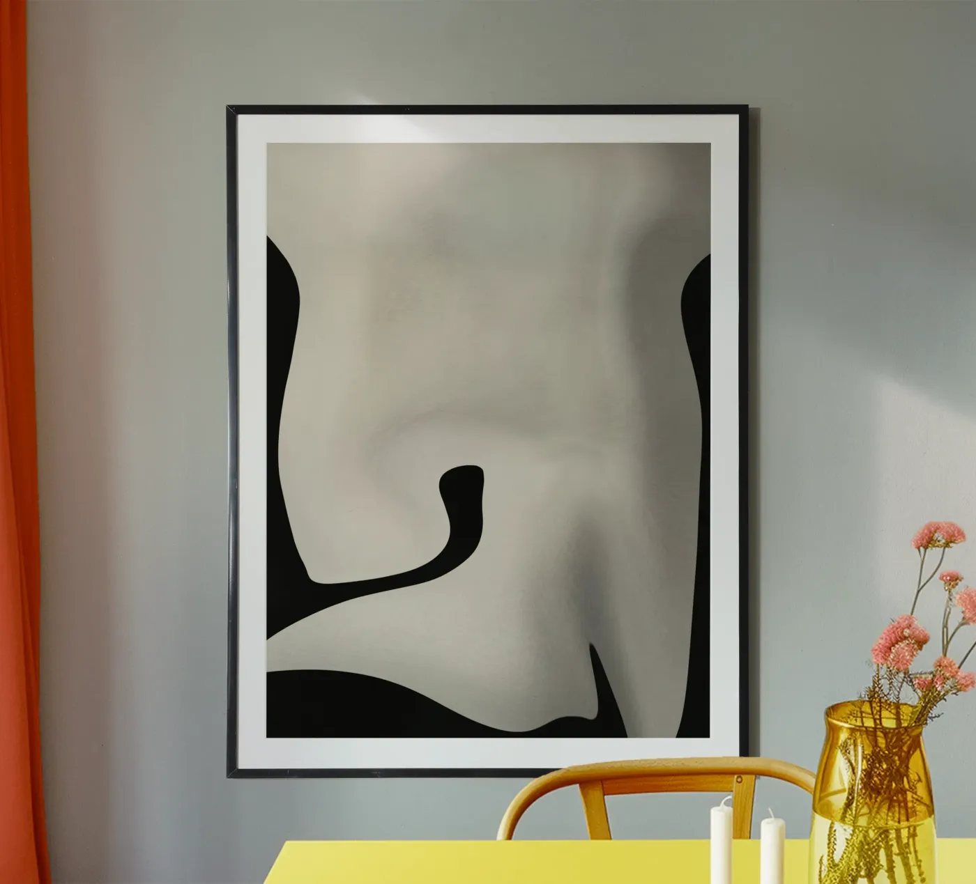 Fabric flow poster by Little Dean