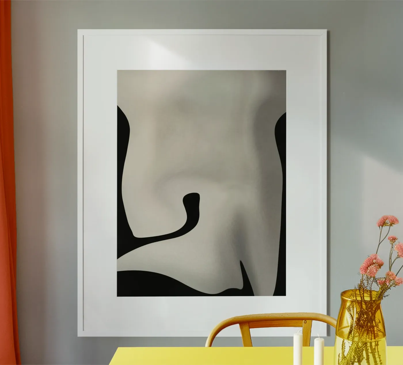 Fabric flow poster by Little Dean