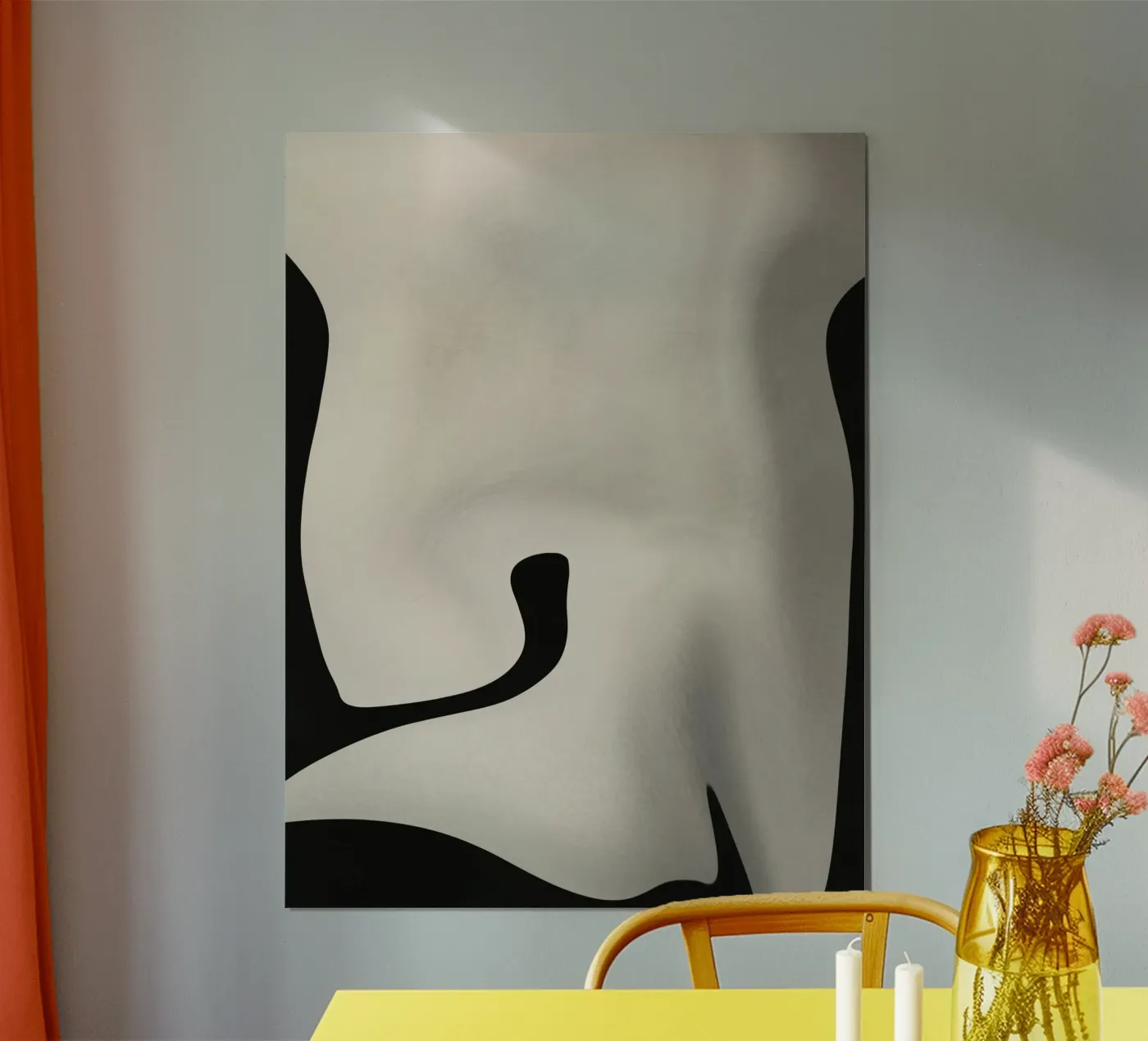 Fabric flow poster by Little Dean