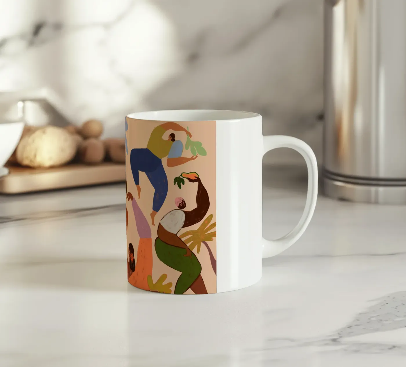 Dance Dance ceramic mug by Arty Guava