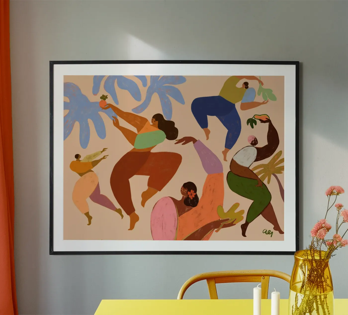 Dance Dance poster van Arty Guava