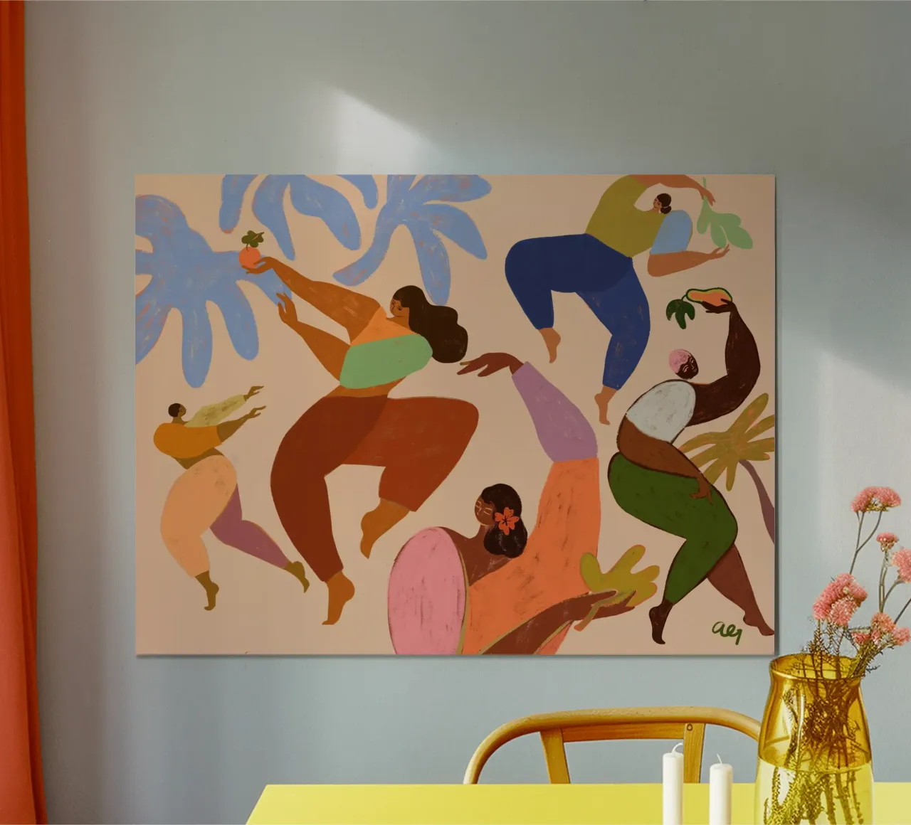 Dance Dance poster van Arty Guava