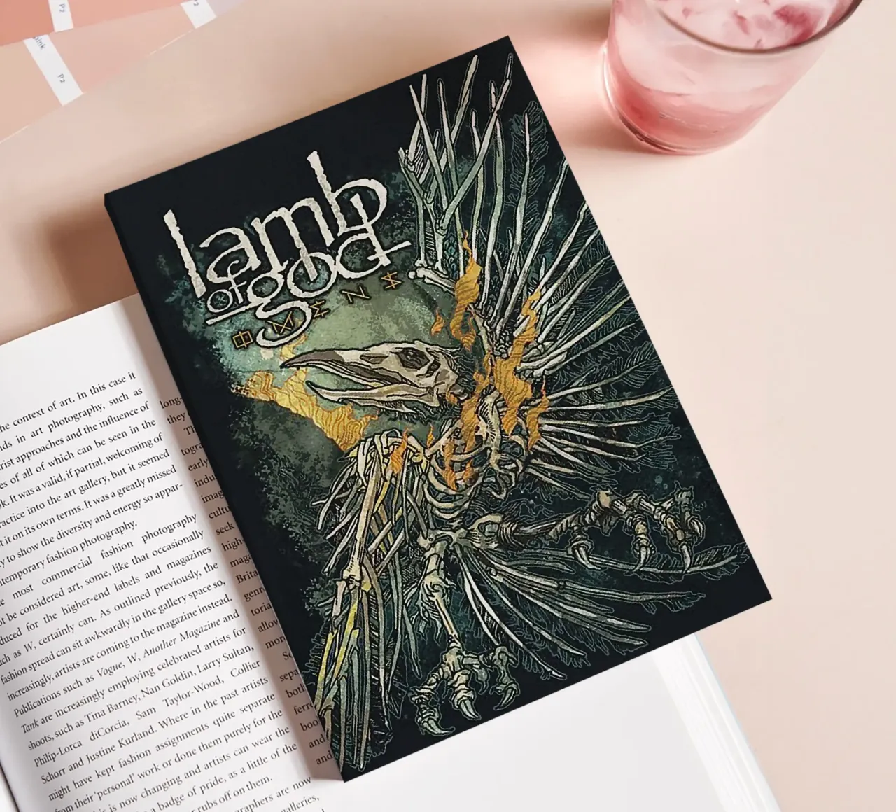 Groupe Lamb of God carnet de notes de vanhesling