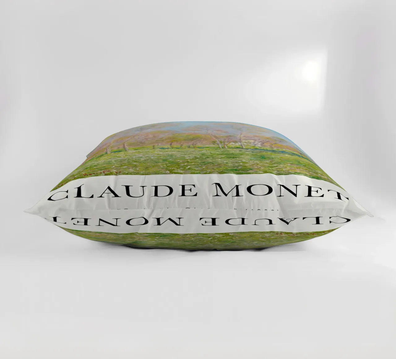 Monet Primavera a Giverny 1890 cuscino da Jam Poster