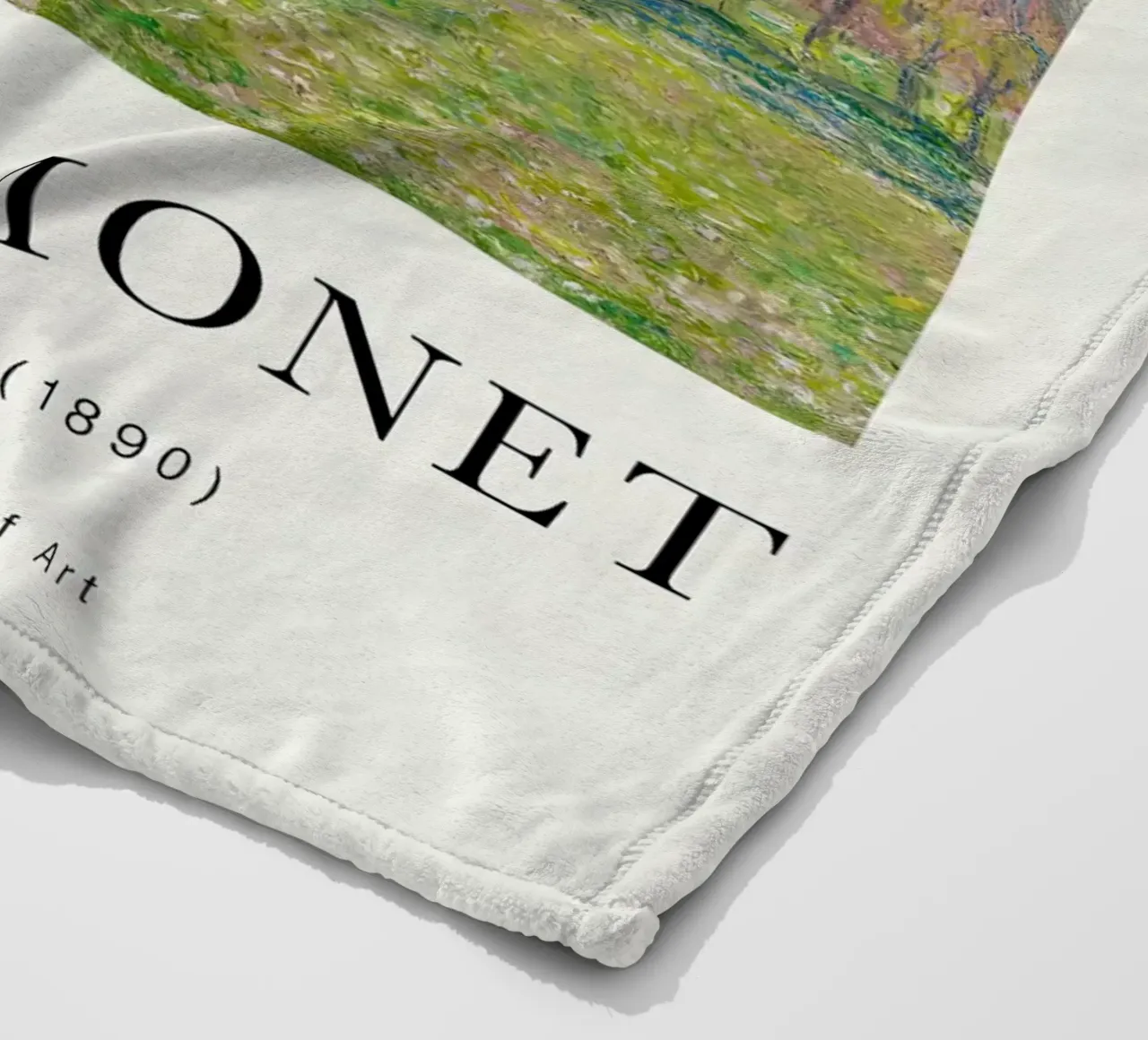 Monet Primavera a Giverny 1890 coperta in pile da Jam Poster