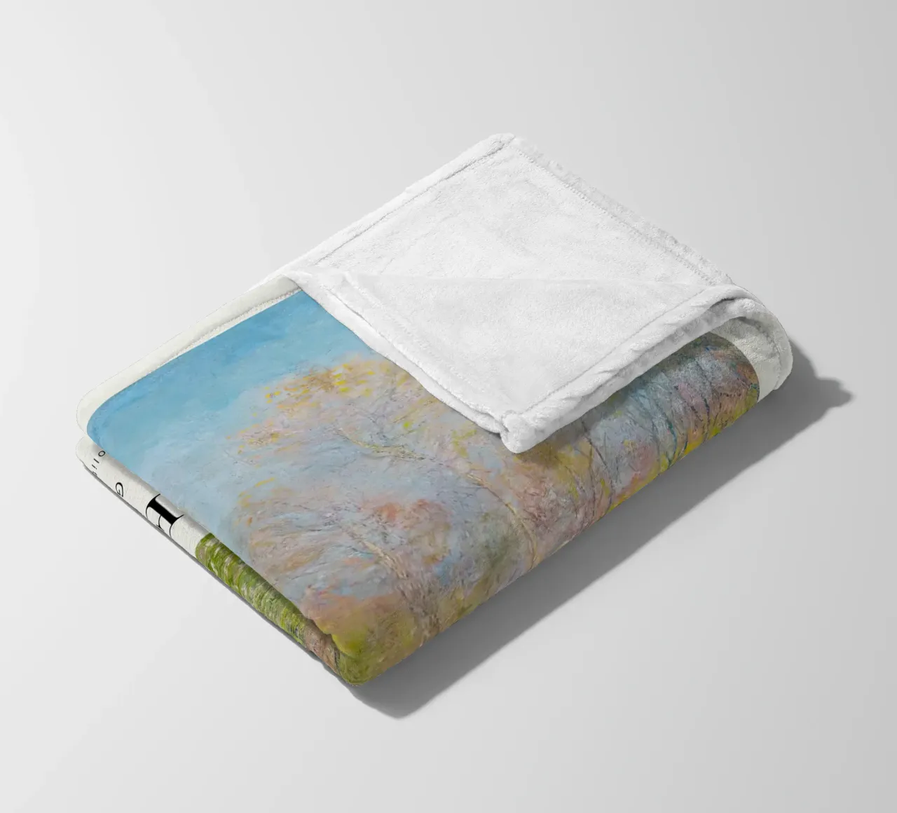 Monet Primavera a Giverny 1890 coperta in pile da Jam Poster