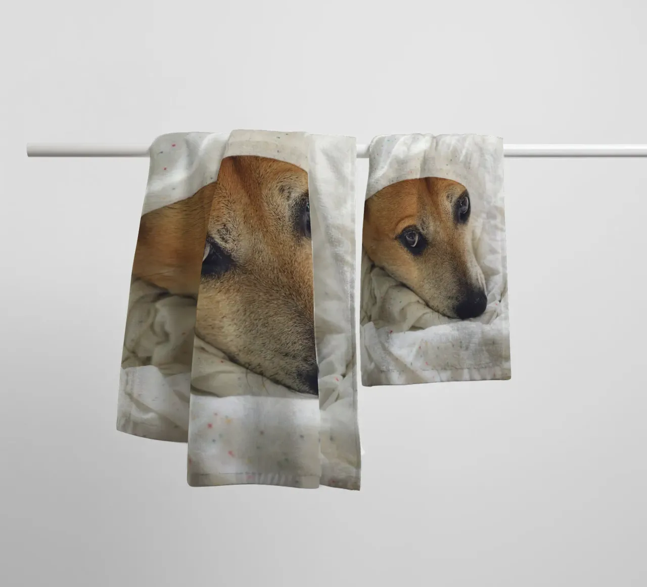 conforto degli occhi di cucciolo asciugamano da bagno da animal story home