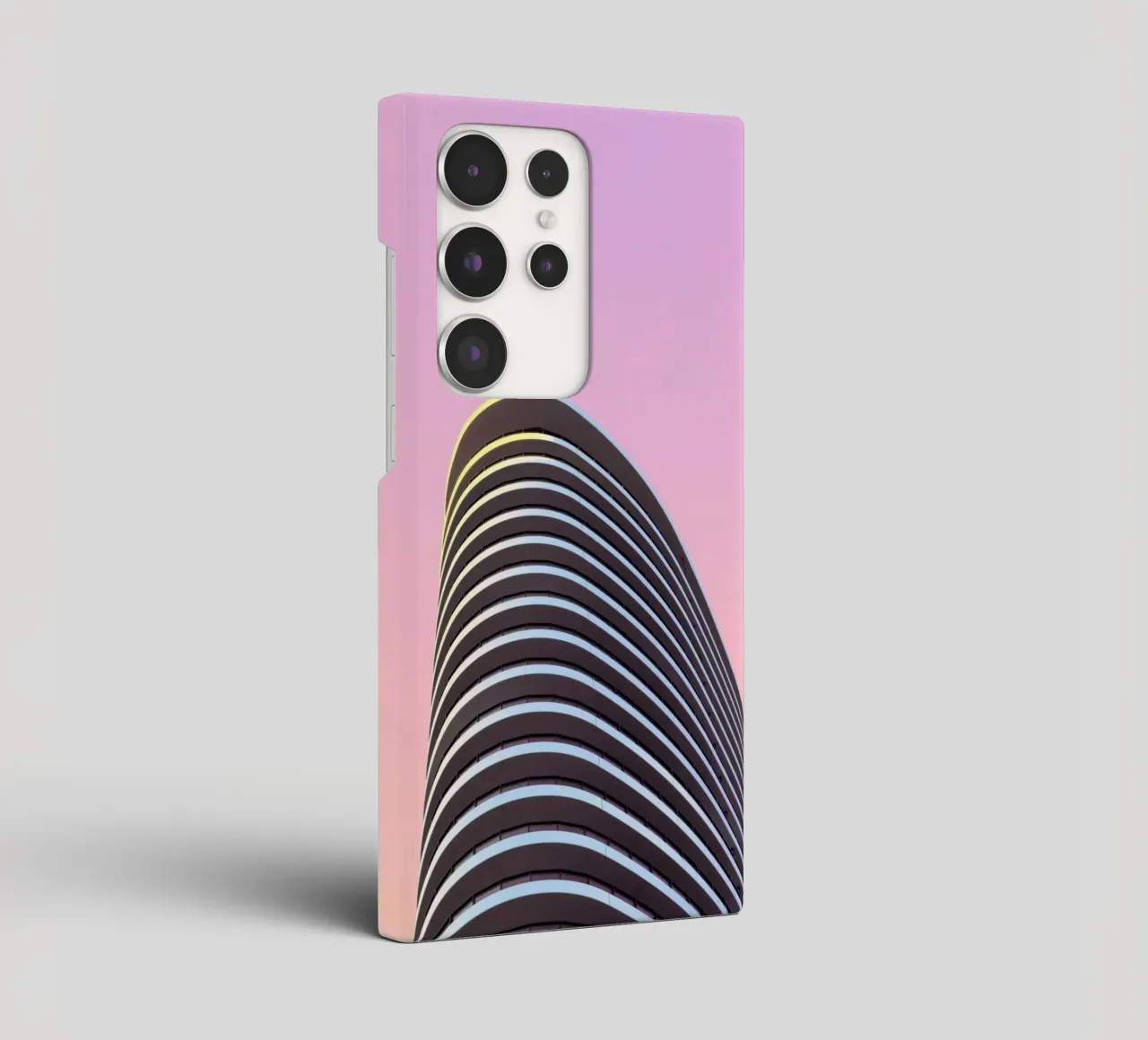 grattacielo balconi edificio cover samsung da pastel color shape