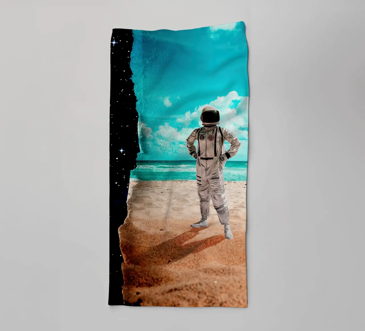 how did get here towel by Green