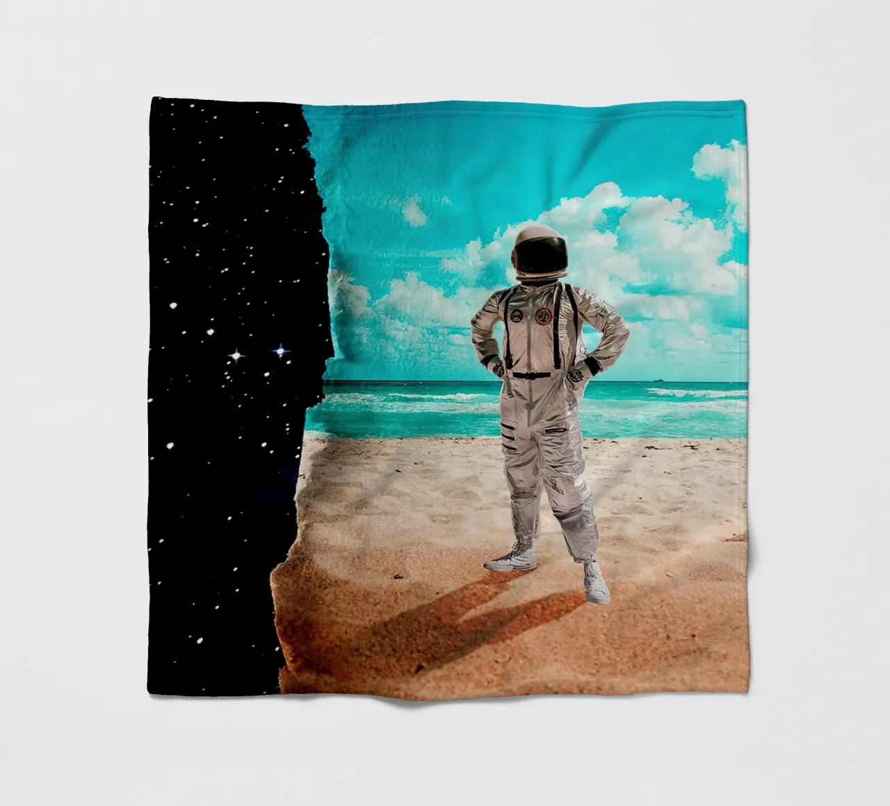 how did get here fleece blanket by Green