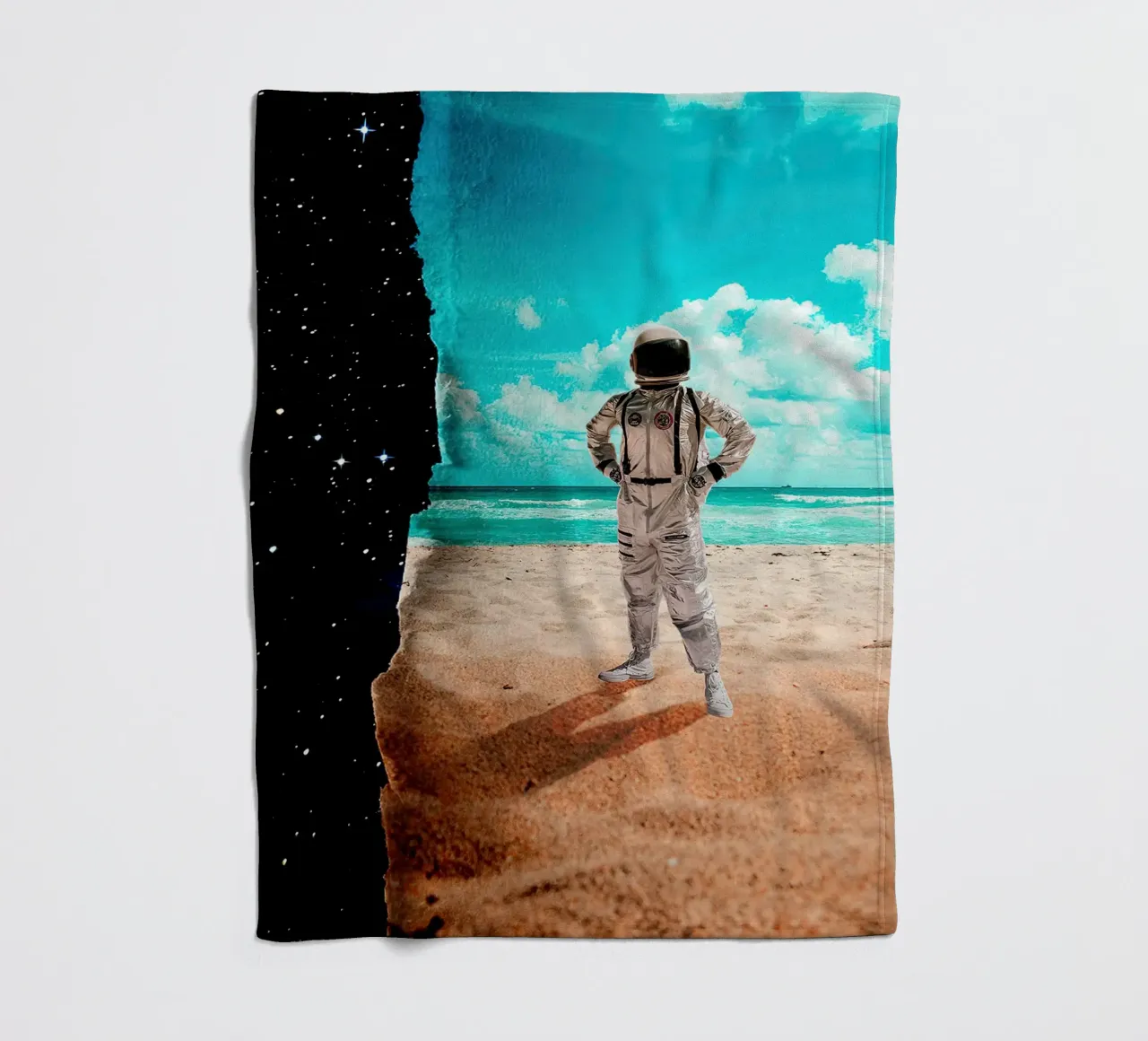 how did get here fleece blanket by Green