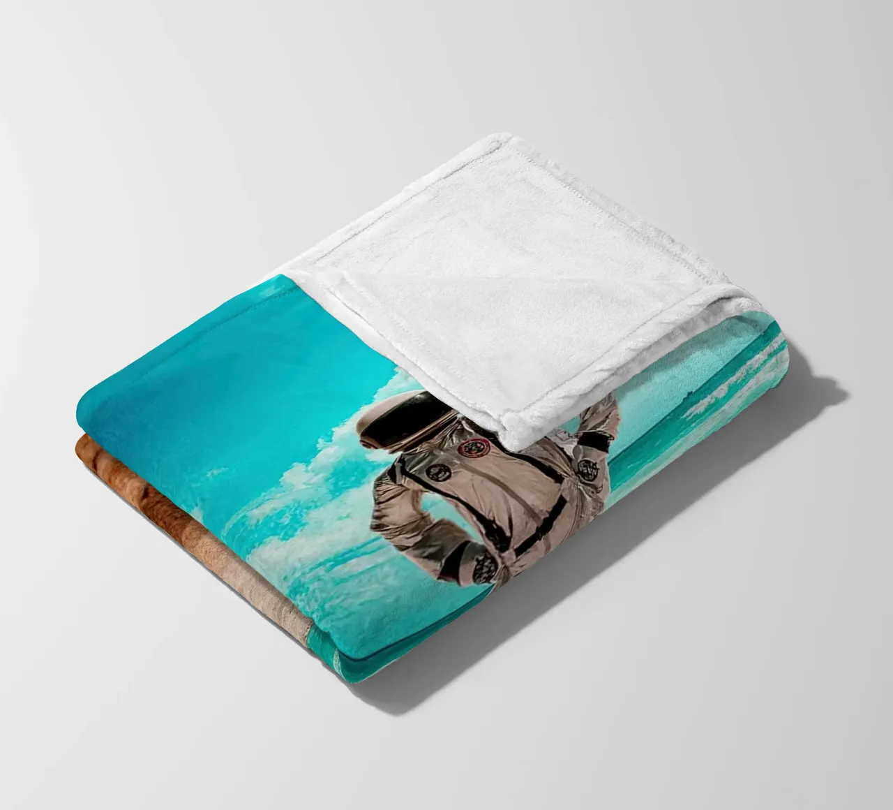how did get here fleece blanket by Green
