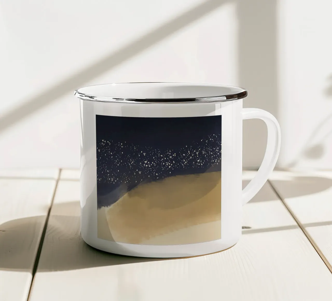 Polvere di stelle tazza in smalto da Little Dean