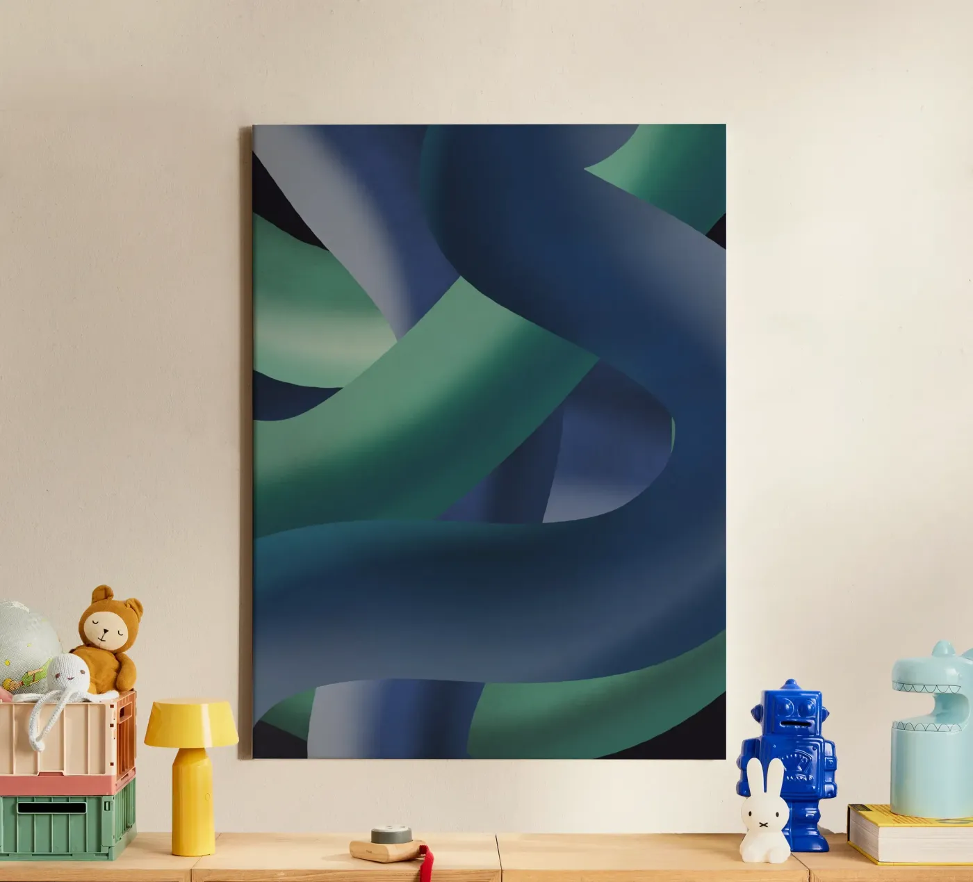 Aansluiting canvas van Little Dean