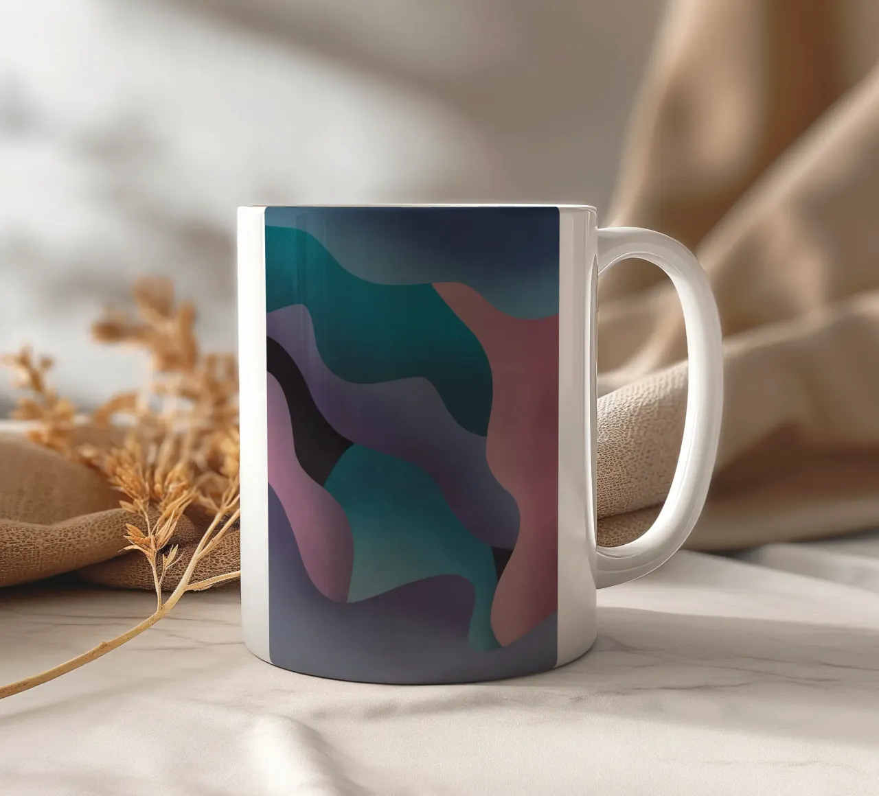 Flusso organico tazza in ceramica da Little Dean