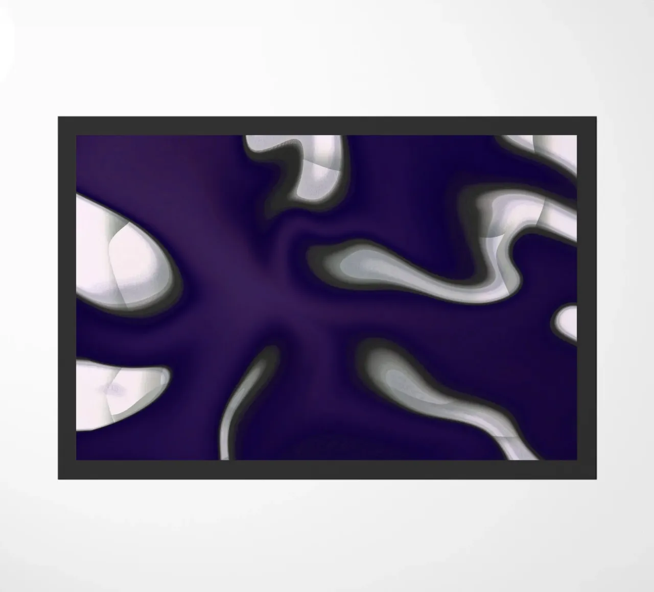 Purple warp doormat by Little Dean